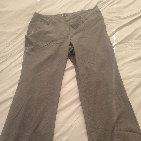 Lane Bryant Gray Straight Leg Slacks Size 18 Average - Picture 1 of 4